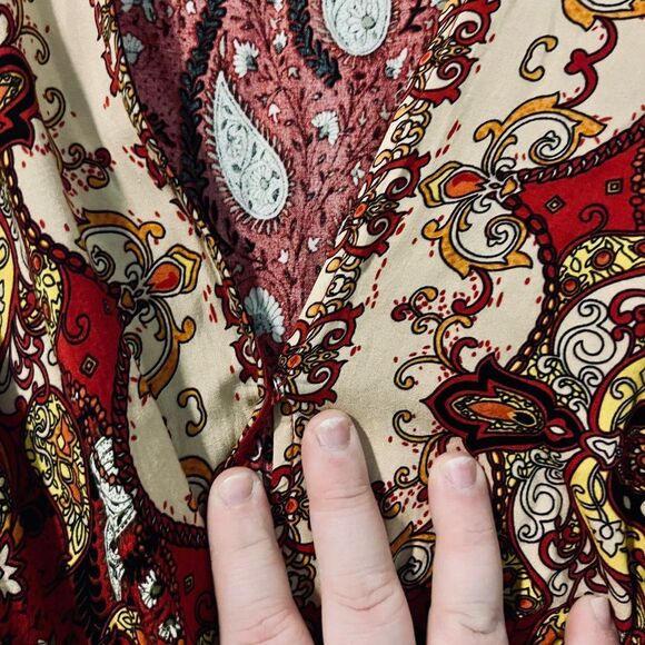 Paisley Red Dress Umgee+ - Picture 6 of 6
